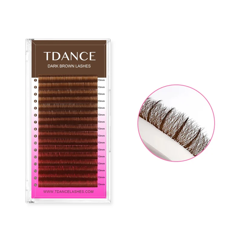 16 Rows Premium Dark Brown Volume Lashes