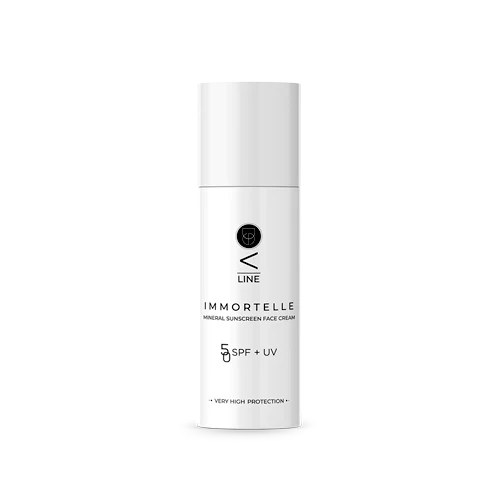 Immortelle Mineral Sunscreen Face Cream 50 SPV + UV 50ml