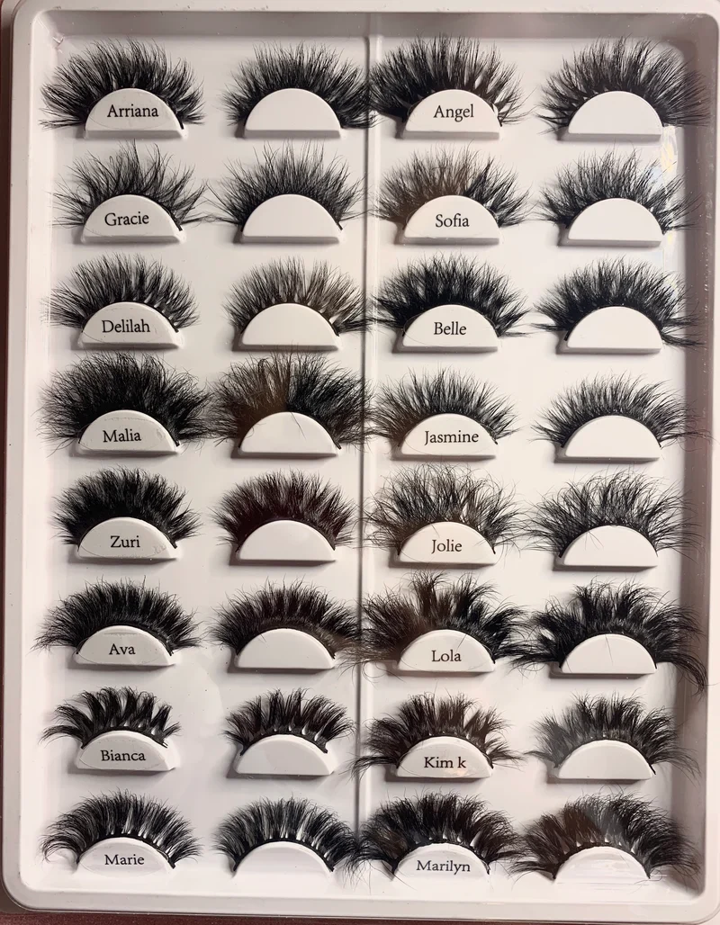 15mm- 22mm mink lash book