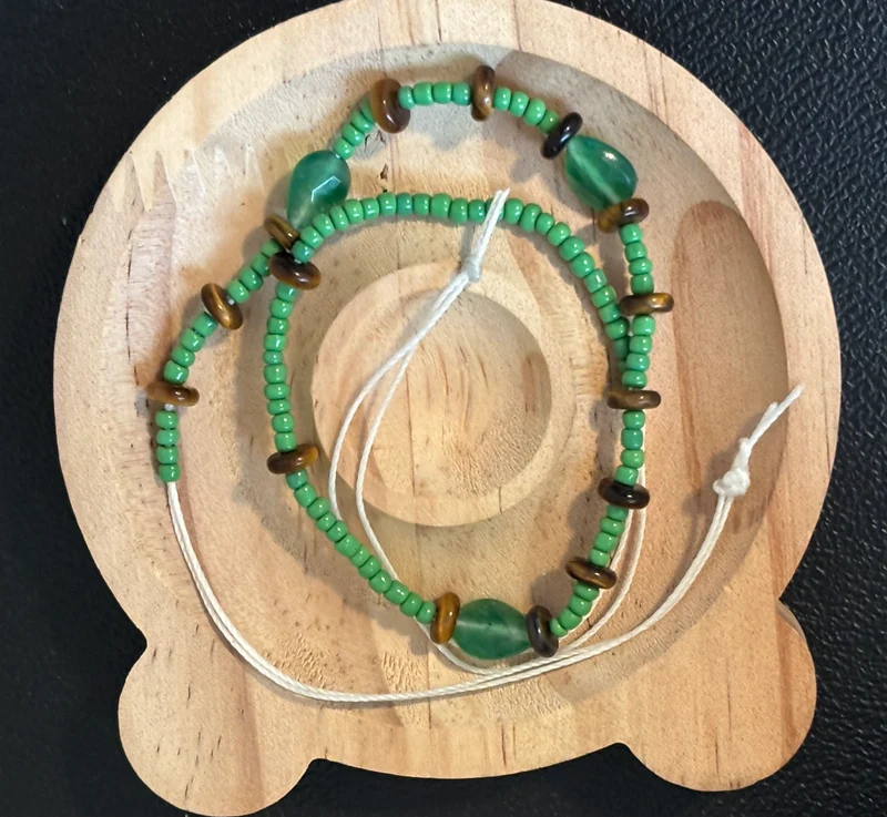 Wealth tie on anklet 10inches
