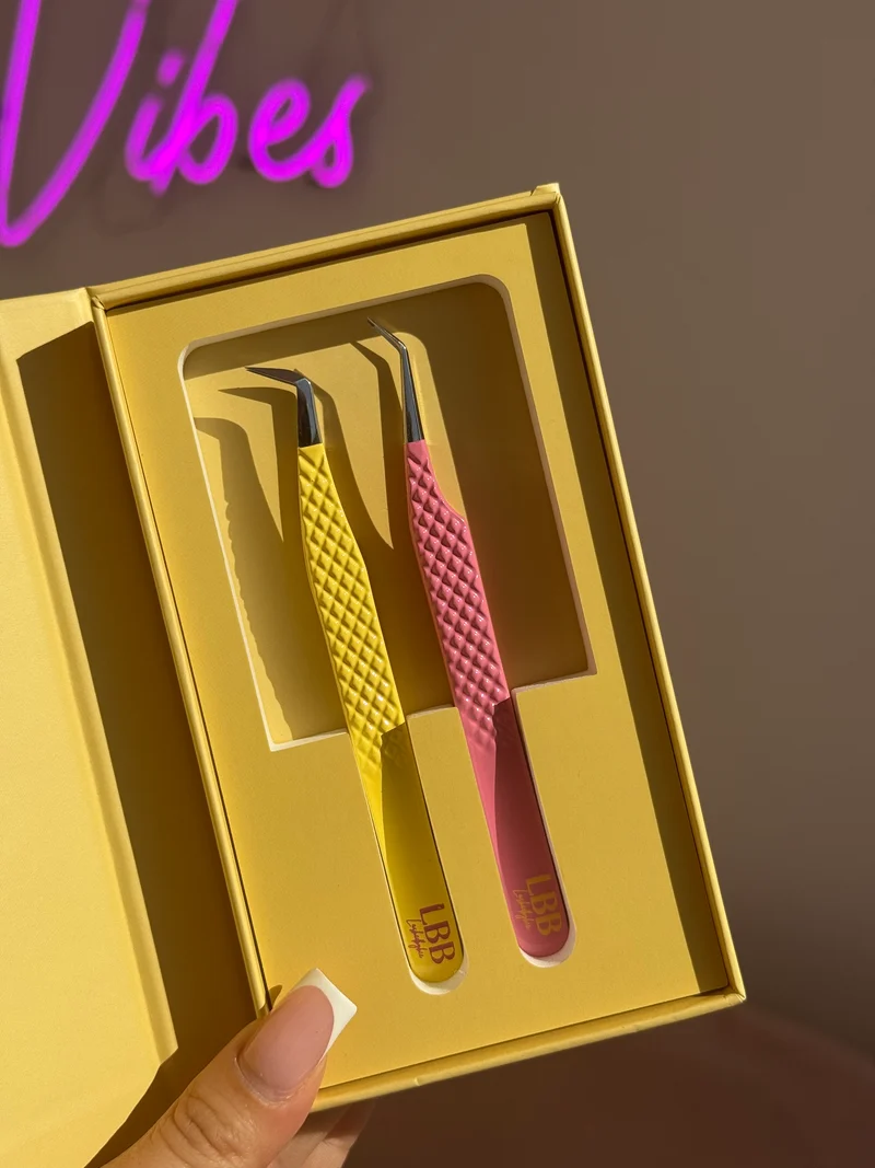 Pink Lemonade Tweezer Duo Set 🍋🩷
