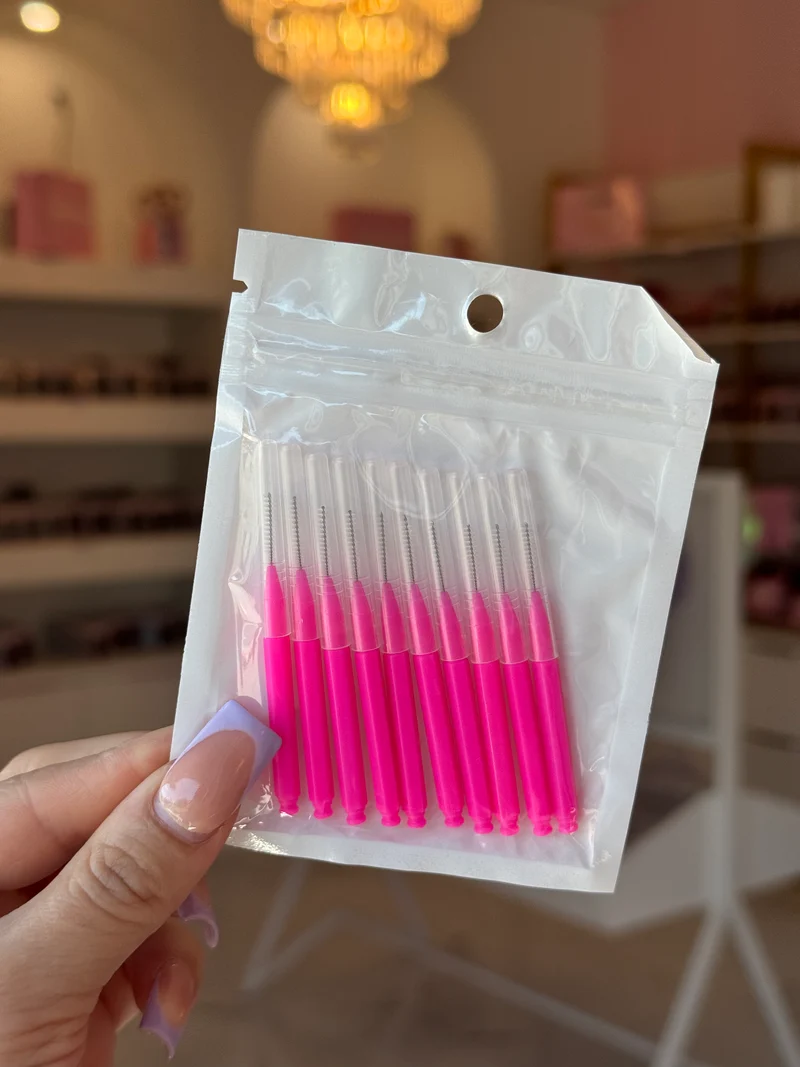 Hot Pink Dental Brushes 10pc