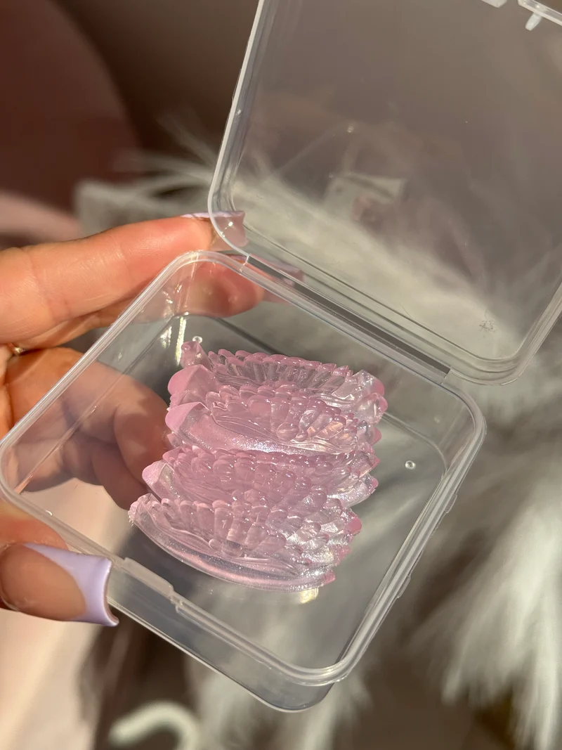 C Shell Pink Lash Lift Rods