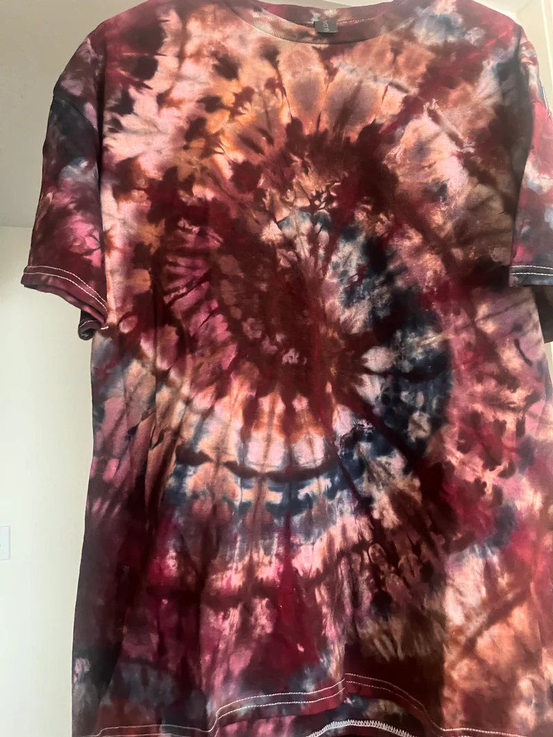 Adult extra large handmade tie-dye shirt