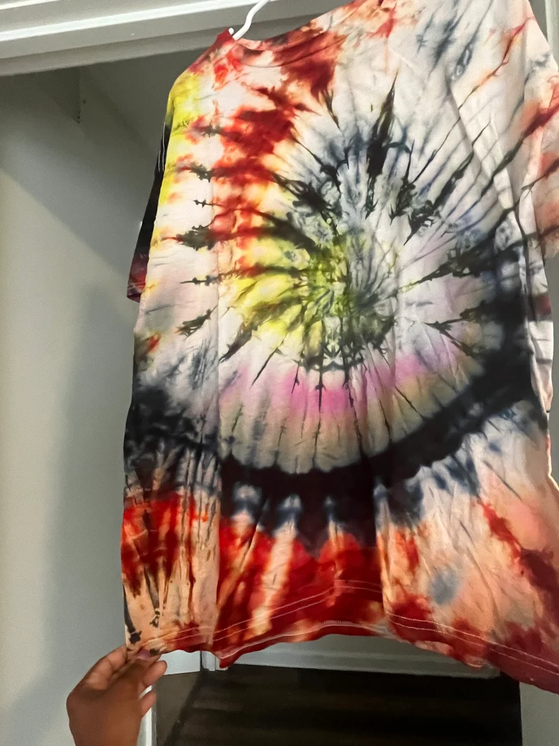 Adult extra large handmade tie-dye shirt