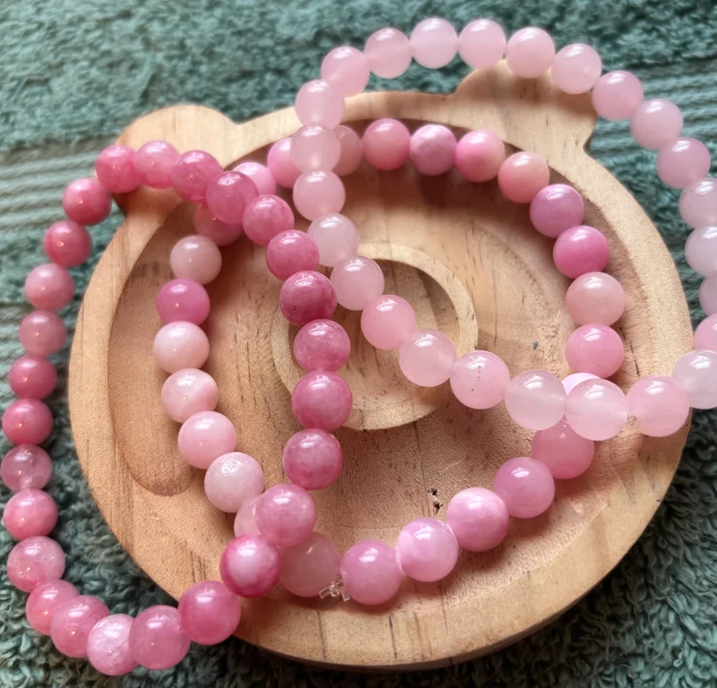 Pink bracelet set
