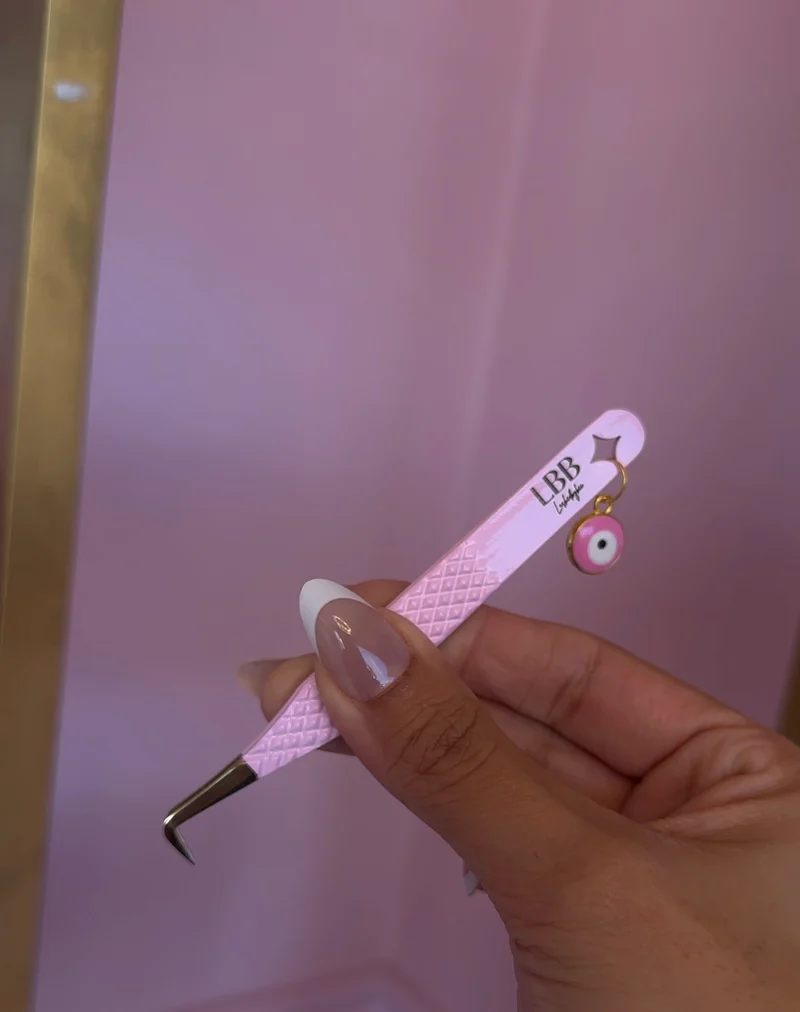 Pink Evil Eye Charm Tweezer 🧿