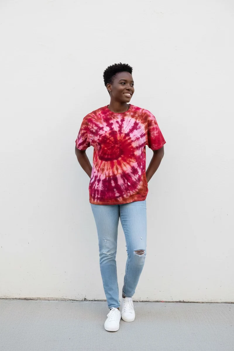 Adult extra large handmade tie-dye shirt