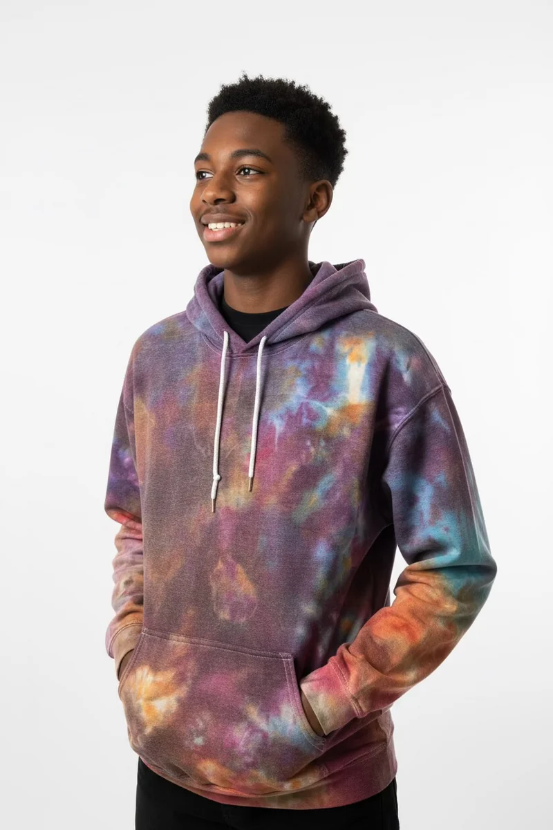 Handmade tie-dye hoodie