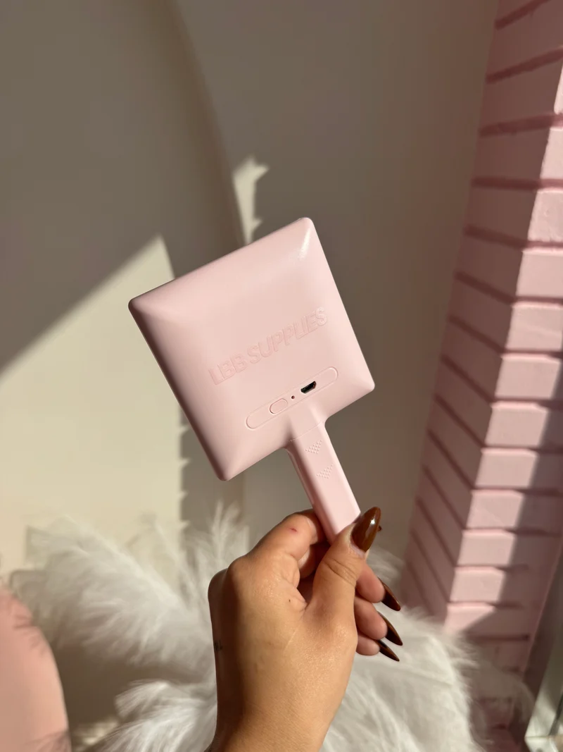 Pink LED Mirror