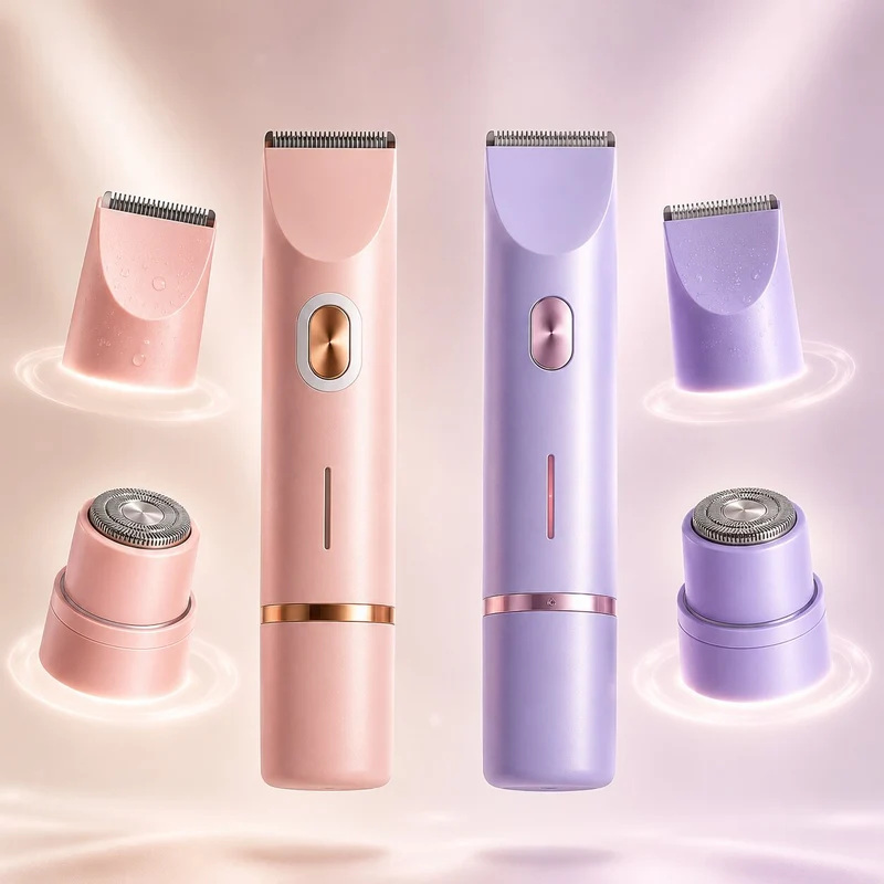 Women's Electric Body Shaver | IPX7 Waterproof, USB-C Rechargeable | Gentle 2-in-1 Hair Removal for Intimate Areas & Legs
