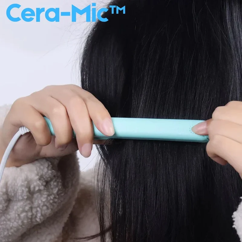 Glätteisen | MIni Lockenstab | 2-in-1 Styling | Cera-Mic Keramik