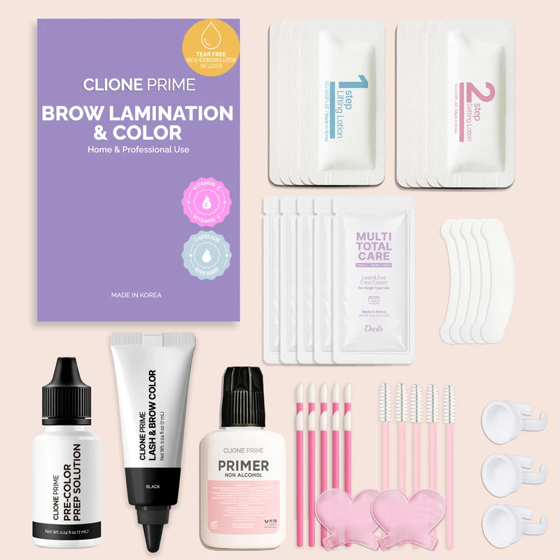 Brow Lamination and Color