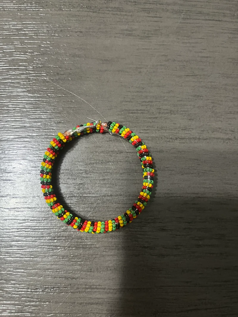Extra large Juneteenth earrings