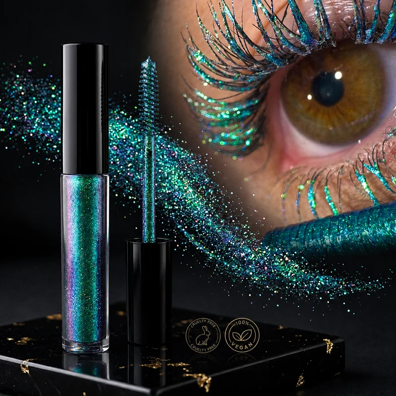 Multichrome Mascara Topper | Wasserfest | Farbwechselnder Schimmer | GlimmerCoat