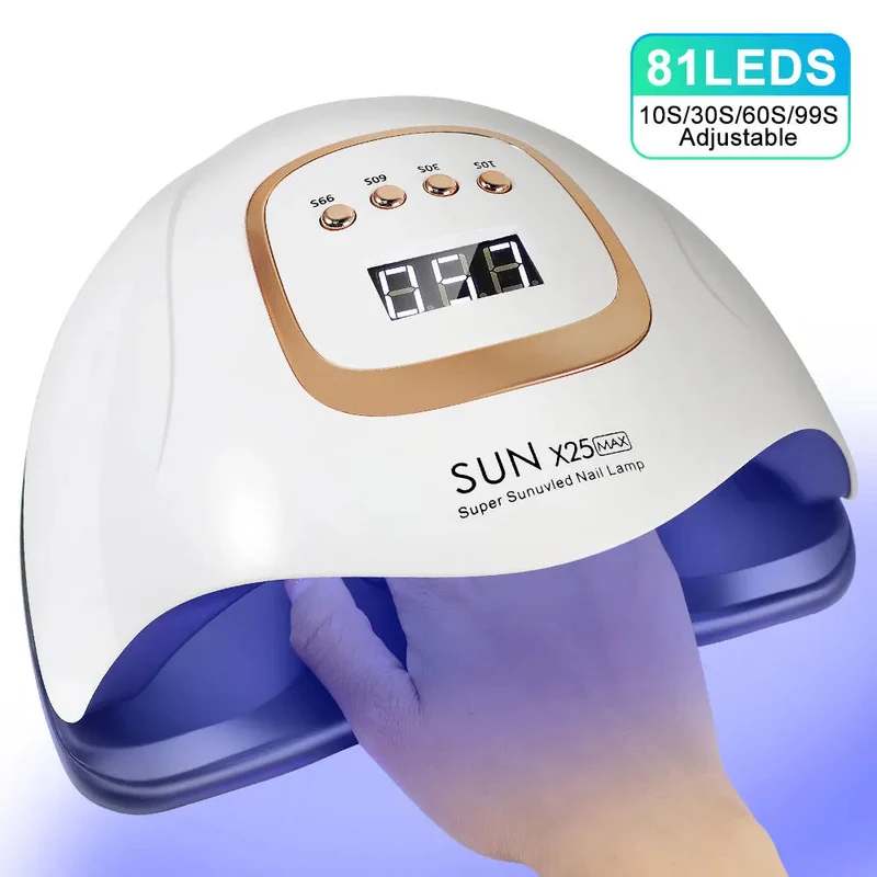 UV/LED-Nagellampe | Schnelles gleichmäßiges Aushärten | Timer Sensor | GelSpark