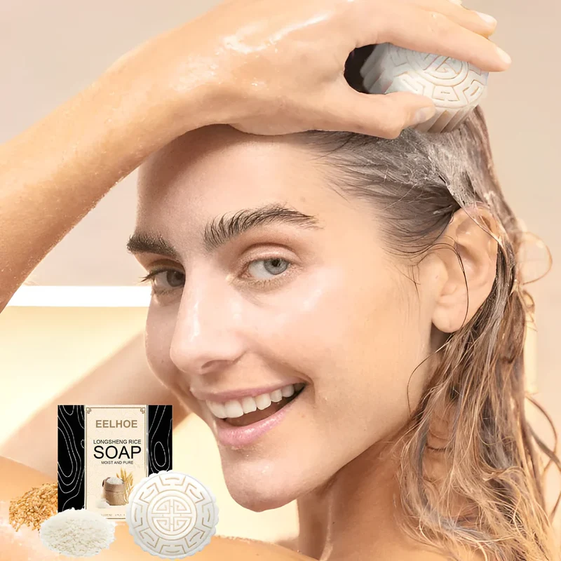 Natürliches Haarwachstum Shampoo | Weniger Haarausfall | Sanfte Kopfhautpflege | RiceBloom
