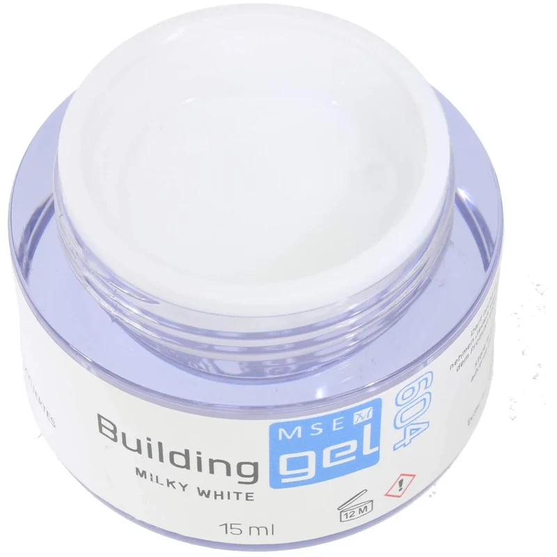 MSE-Gel 604: Aufbaugel milky white / Building milky white 15ml