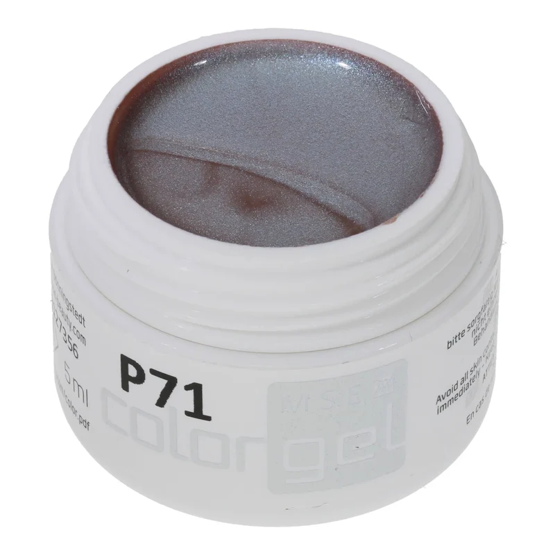 #P-71Mother of Pearl EFFEKT Color Gel 5ml Braun