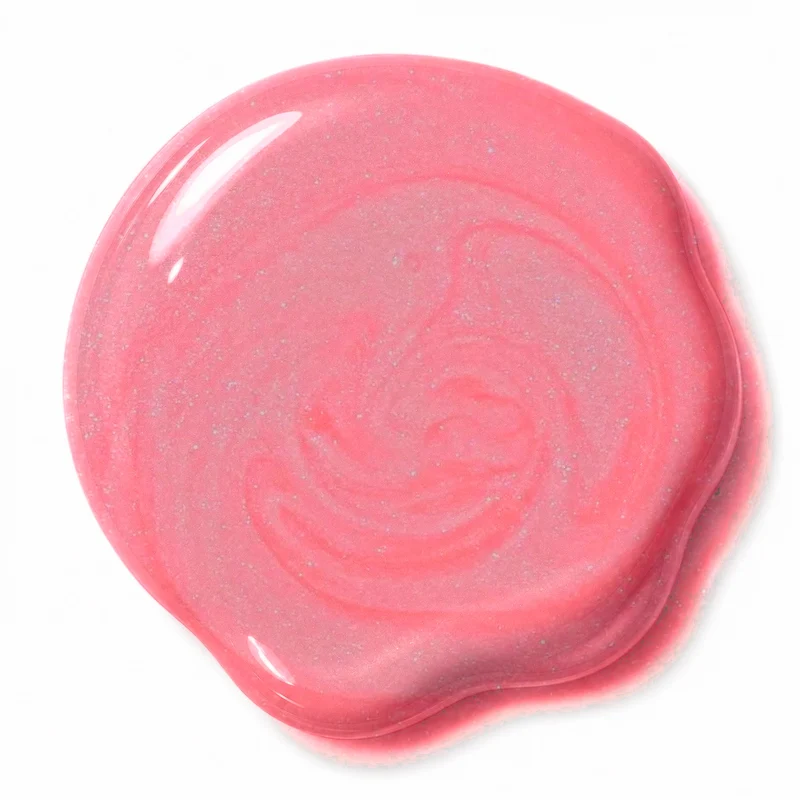 Gelaxy Shellac #0063 Premium-EFFEKT Kirschblütenrosa mit silberweissem Perlglanz 15 ml