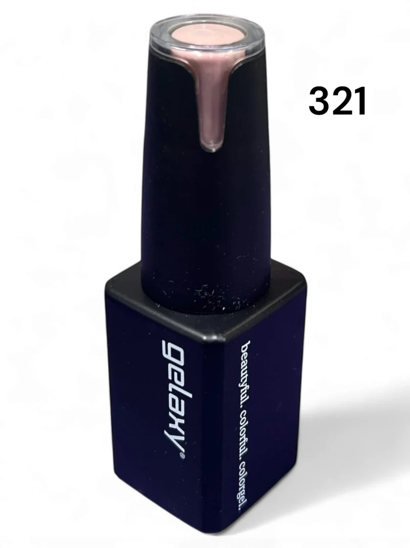 Gelaxy Shellac #321 - Dezent schimmerndes Beige-Rosa