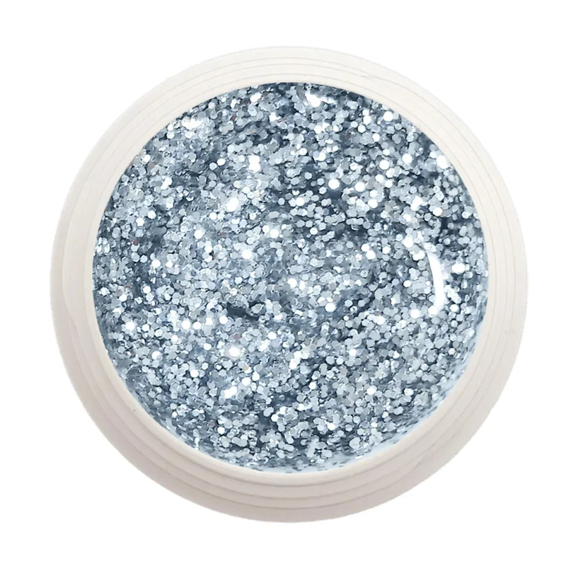 #812 Premium-GLITTER Color Gel 5ml Klar