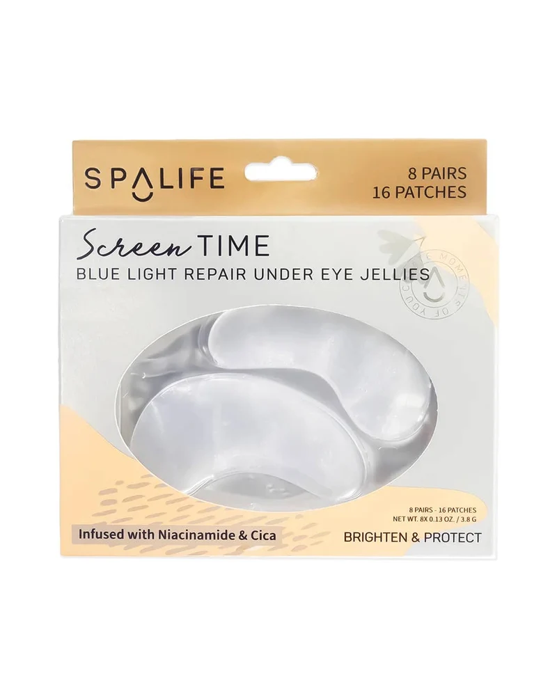 SPA LIFE Screen Time Blue Light Repair Under Eye Masks - 8 Pairs