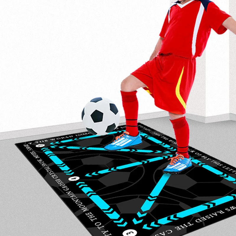Fußball-Trainingsmatte – Rutschfeste Oberfläche für perfekte Ballkontrolle – 90×60 cm