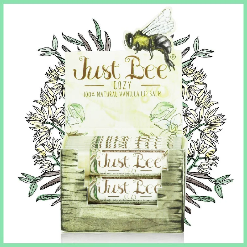 Just Bee Cozy Lip Balm - Vanilla