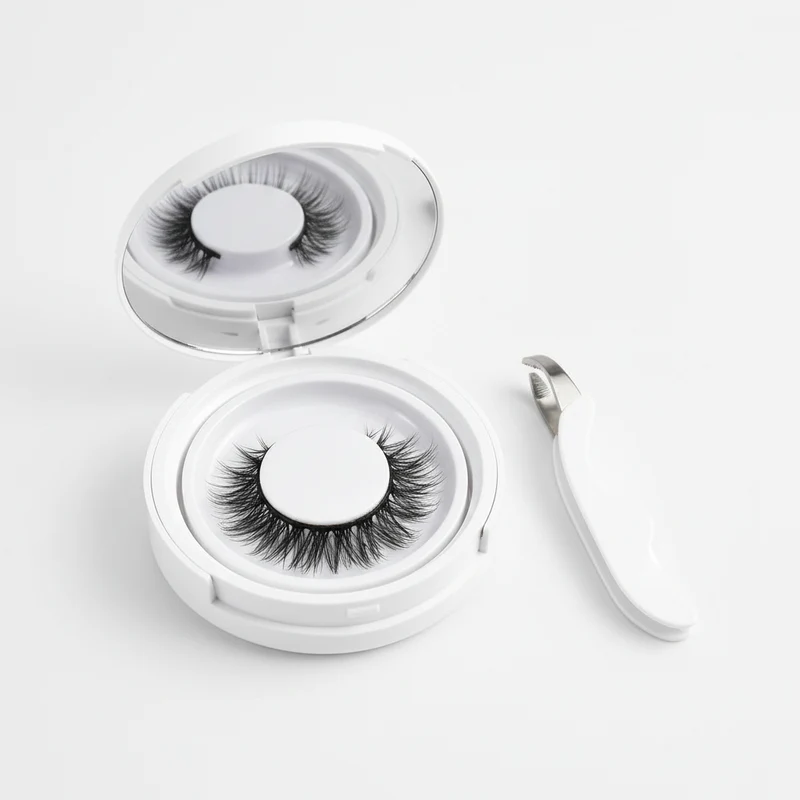 Wiederverwendbares magnetisches Wimpern- und Pinzettenset