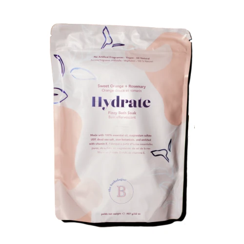 BATHOLOGIST Hydrate Fizzy Bath Soak | Sweet Orange + Rosemary