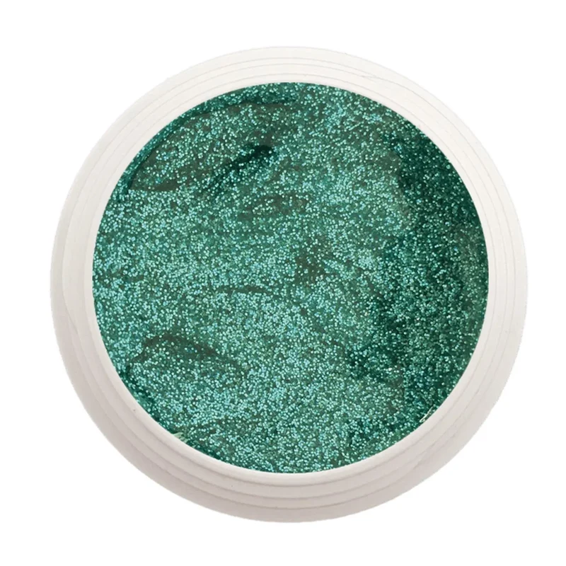 #687 Premium-GLITTER Color Gel 5ml Blaugrün