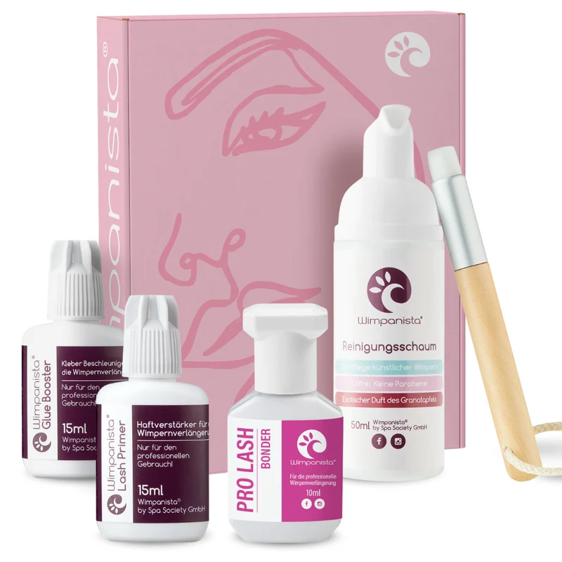 Wimpanista Prep Set für Klebhaltbarkeit
