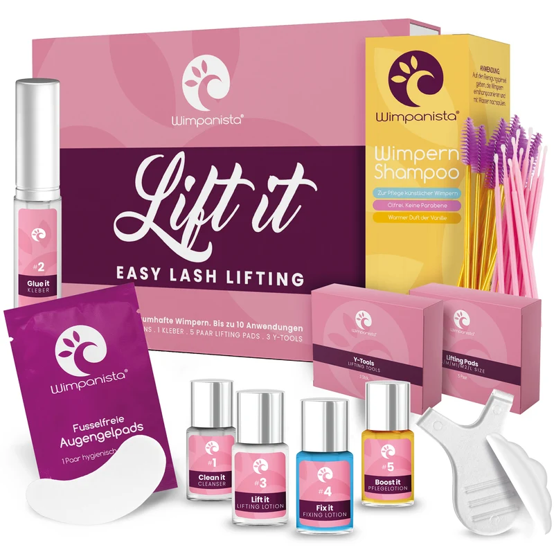 Wimpernlifting Set PLUS. Lifting Kit & Wimpernshampoo