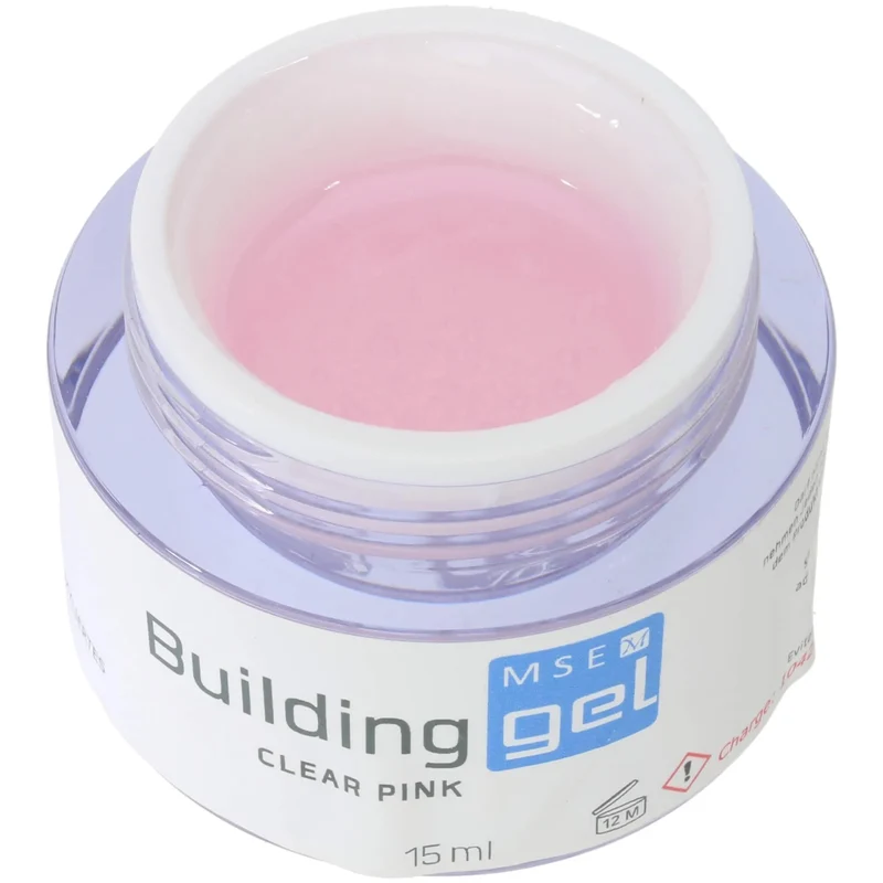 MSE-Gel 603: Aufbaugel clear pink / Building clear pink 15ml