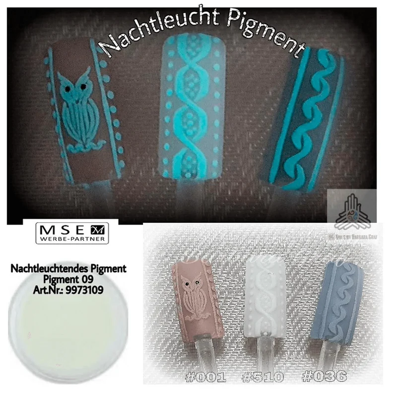 Nachtleuchtendes Pigment 09