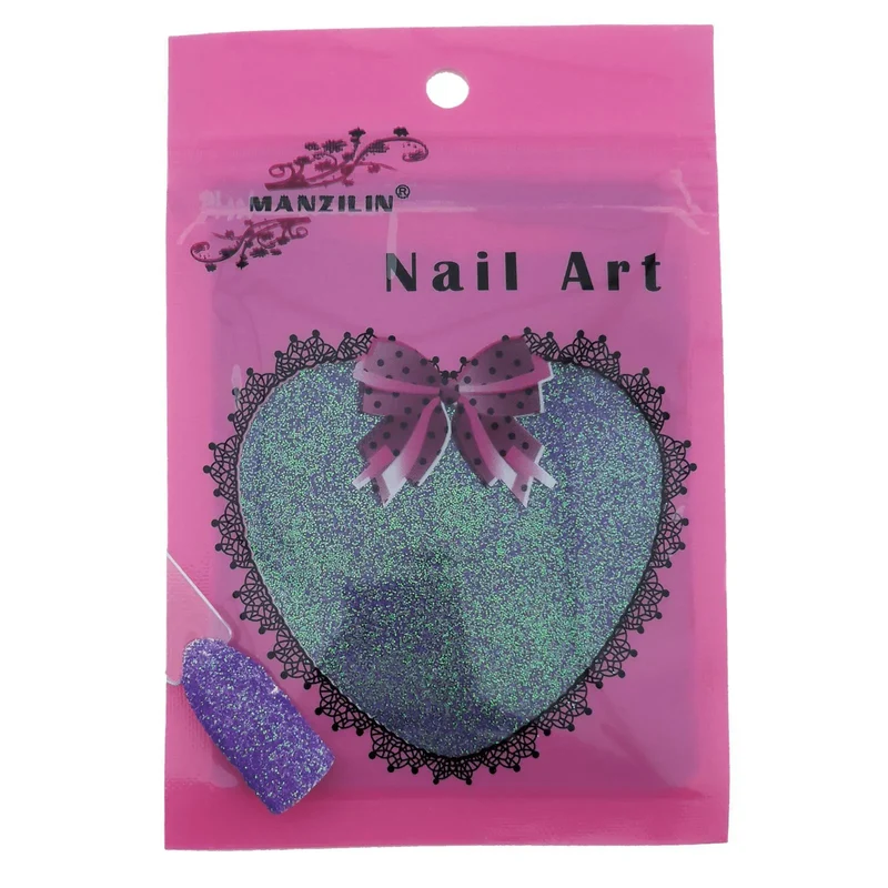 Sugar Nail Powder 10g Herztüte Lila
