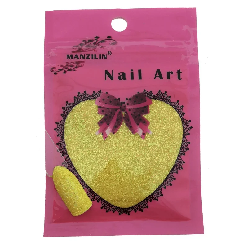 Sugar Nail Powder 10g Herztüte Gelb