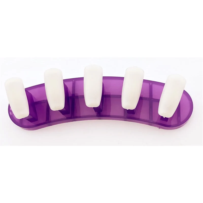 Nailart Präsentations 5er Tip-Ständer Halbrund