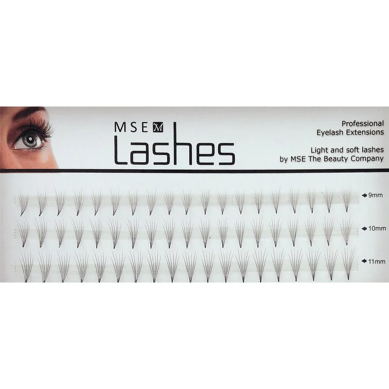 Seidenwimpern 6D Trays - D-Curl - 0,07 mm - MIXED TRAY