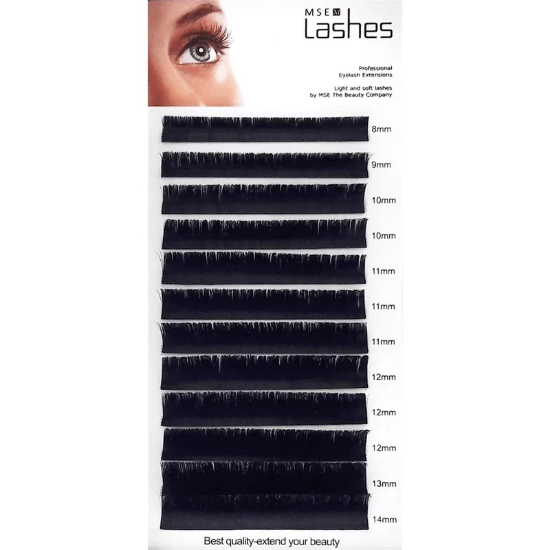 Seidenwimpern Blooming Lashes Trays - D-Curl - 0,07 mm - 11 mm