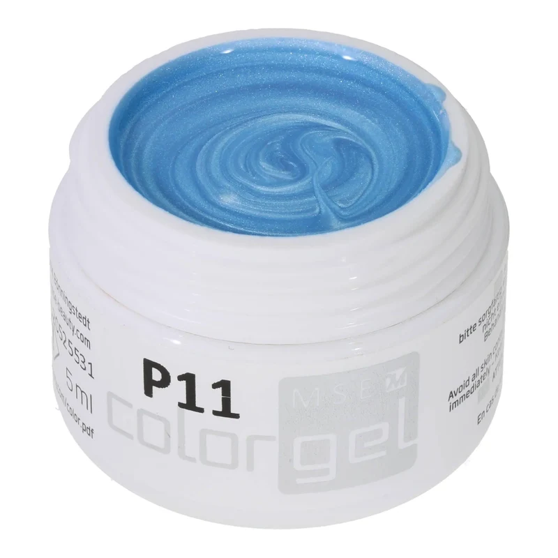 #P-11 Mother of Pearl EFFEKT Color Gel 5ml Blau