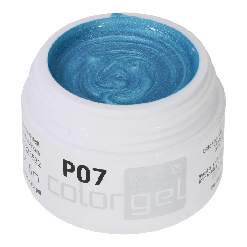 #P-07 Mother of Pearl EFFEKT Color Gel 5ml Blaugruen