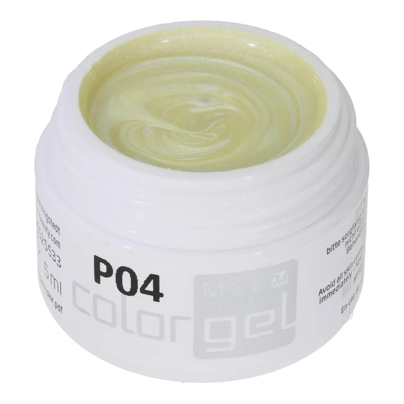 #P-04 Mother of Pearl EFFEKT Color Gel 5ml Gelb