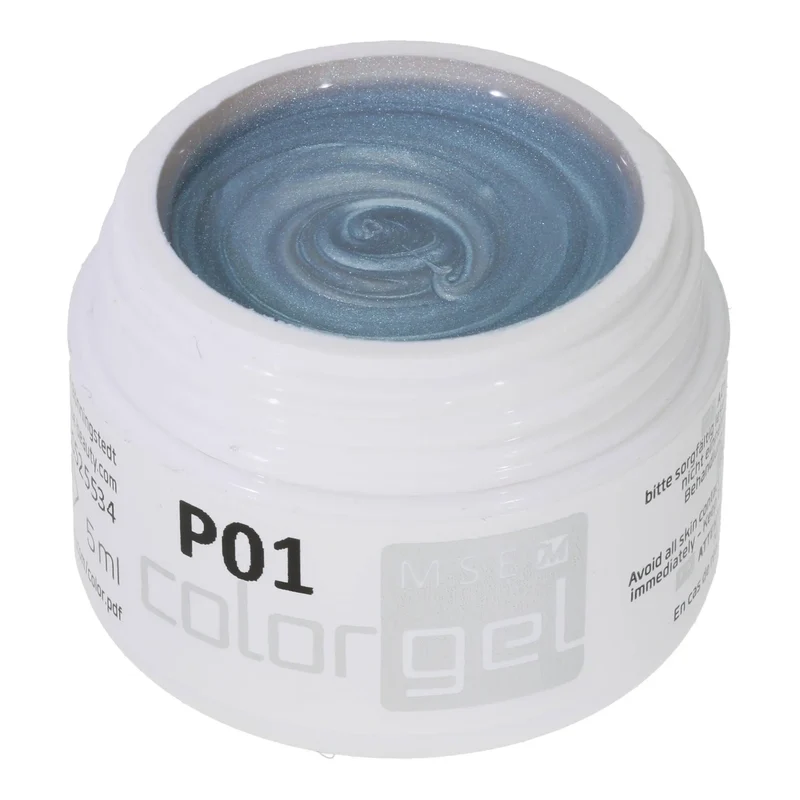 #P-01 Mother of Pearl EFFEKT Color Gel 5ml Grau