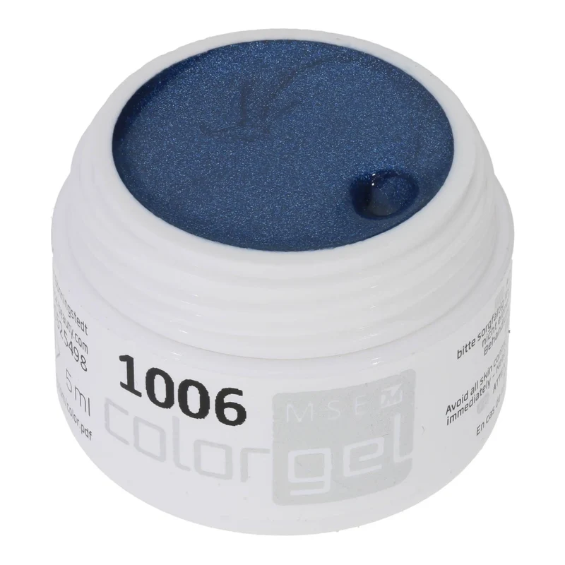#1006 Effekt Farbgel – Metallic Blau– 5ml