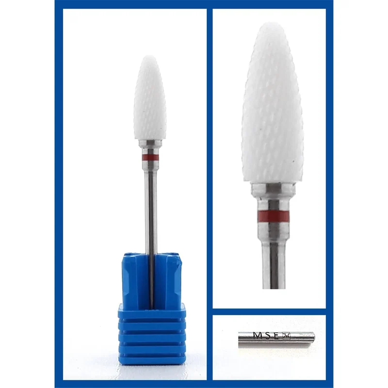 MSE-Bit Ceramic Pear - Fine (red)