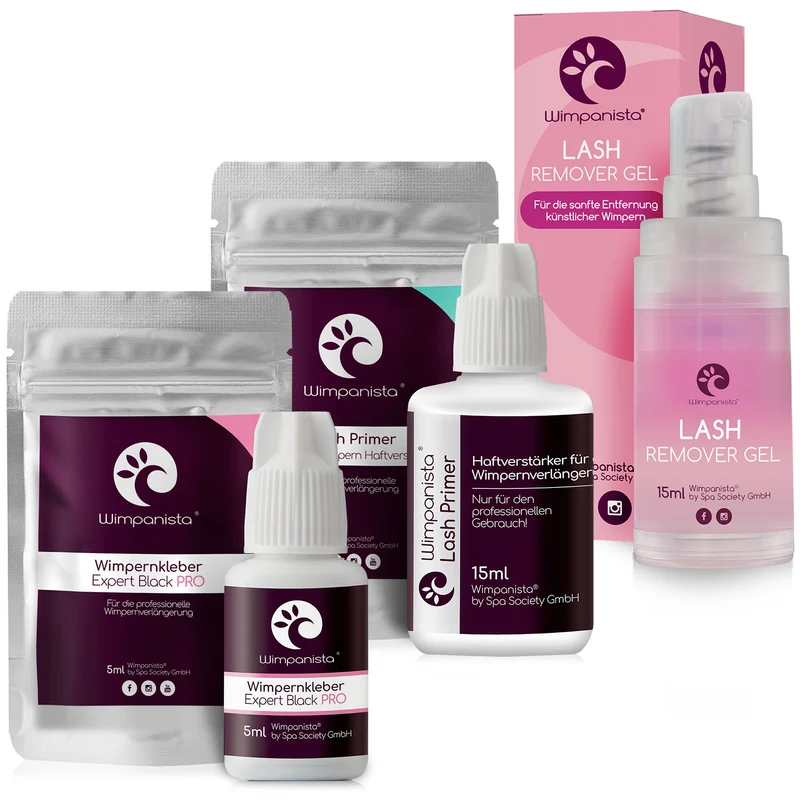 Wimpernkleber Expert PRO, Lash Primer, Lash Remover Gel im Set