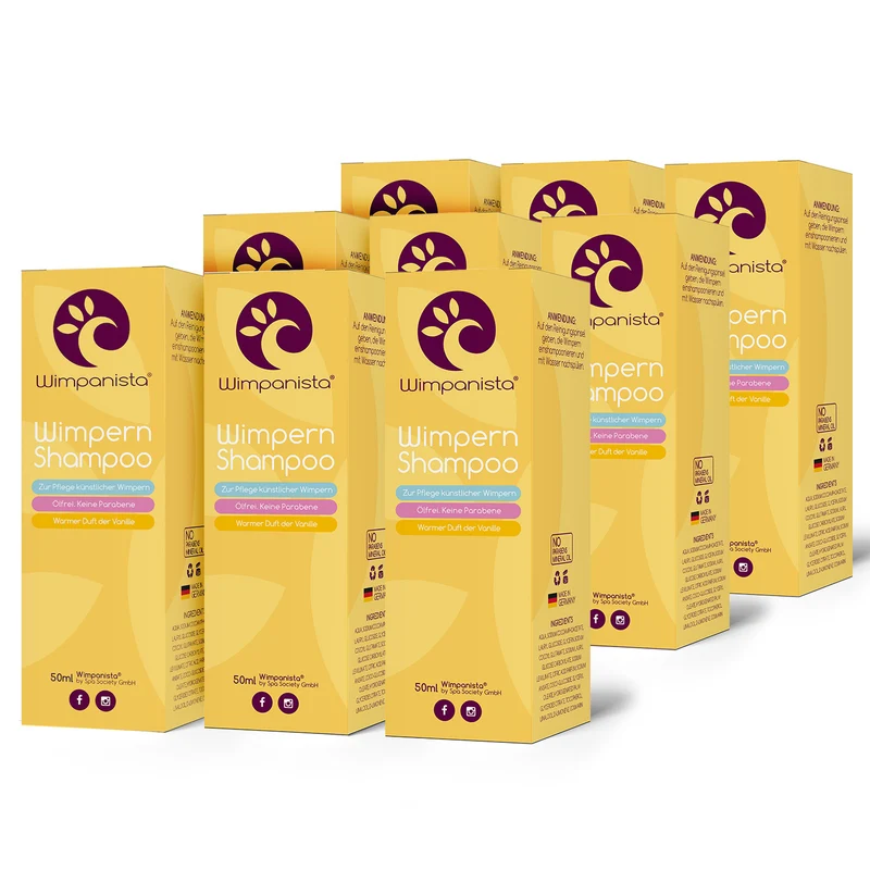 Wimpanista Wimpernshampoo 9er Set