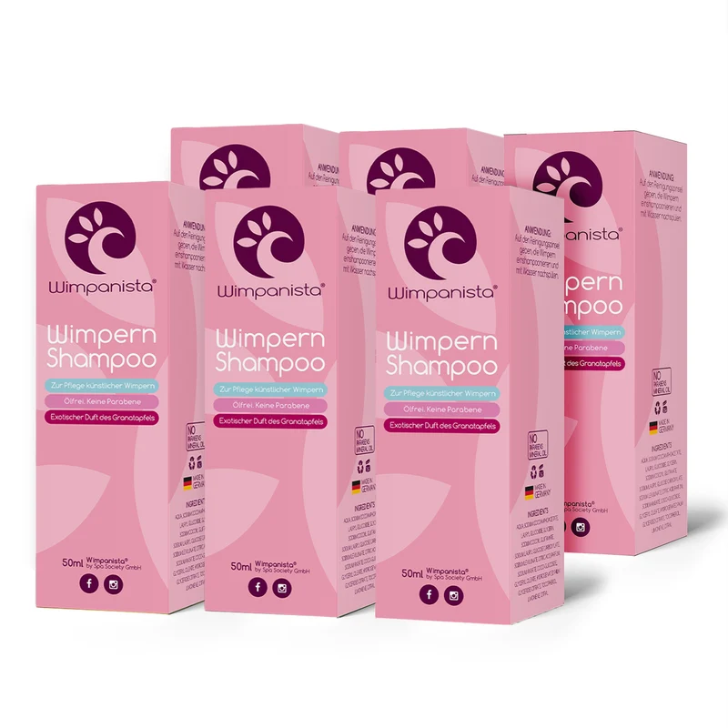 Wimpanista Wimpernshampoo 6er Set
